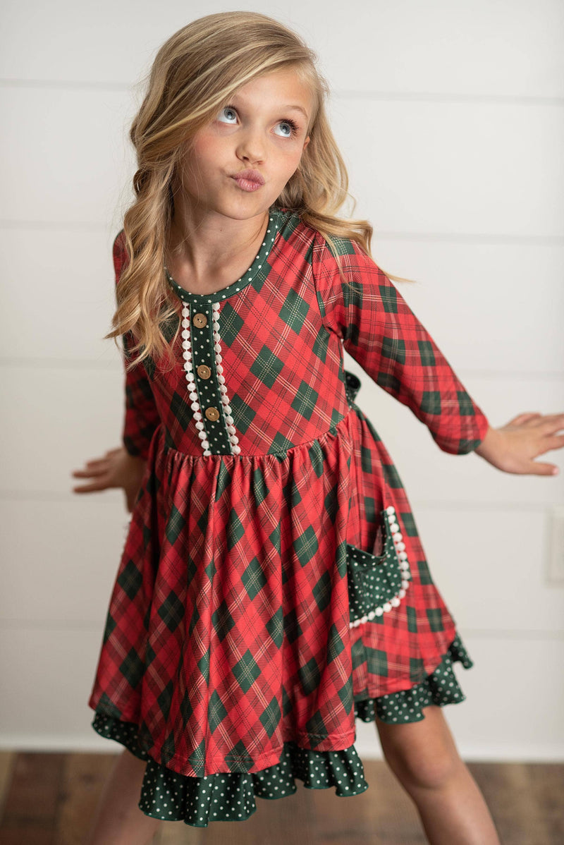 Holly Jolly Twirl Dress