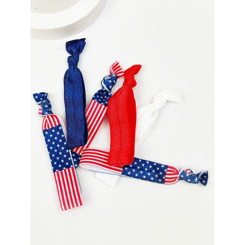 Little Firecracker Hair Tie/Bracelet Set