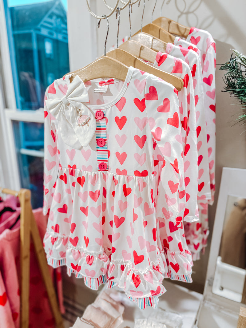 Heartbeat & Happy Feet Twirl Dress