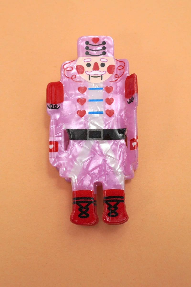 LRW Holiday Claw Clips (Pink Christmas Tree)