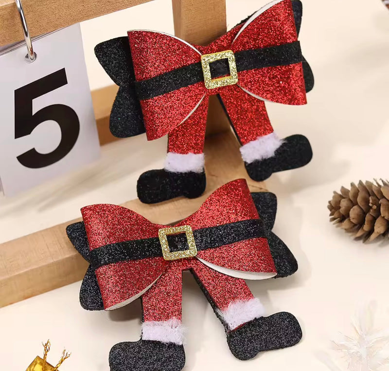 Finishing Touches: Santa Claus Bows