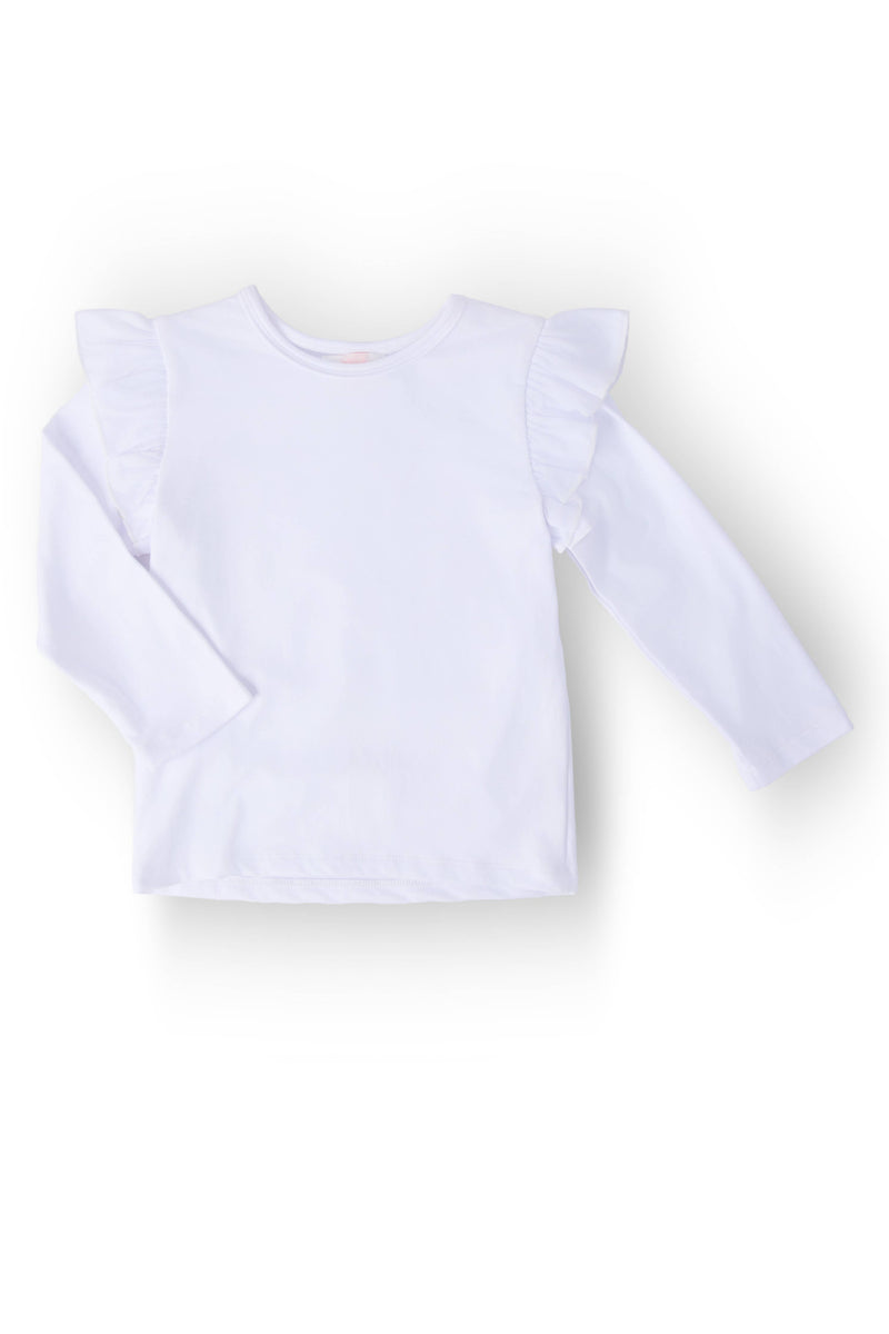 Snow Day Staple Ruffle Tee