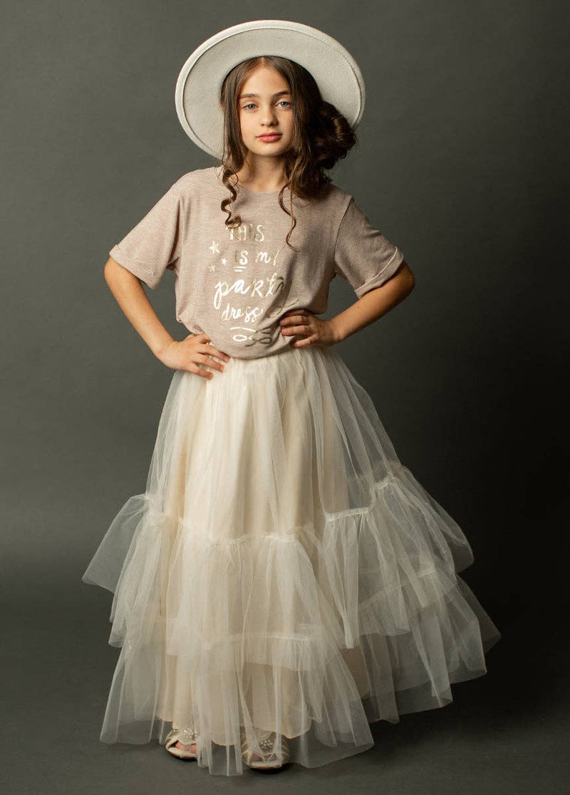 Oatmeal Autumn Skirt