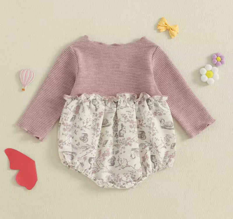 Swan Song Bubble Romper