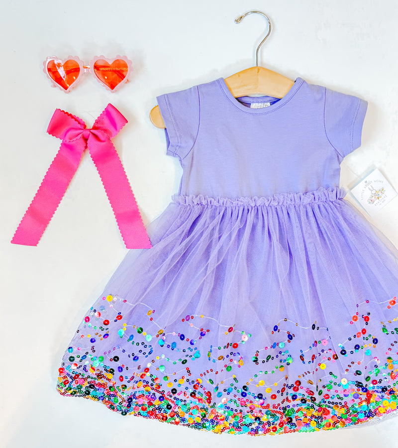 Let’s Celebrate Party Dress (lavender)