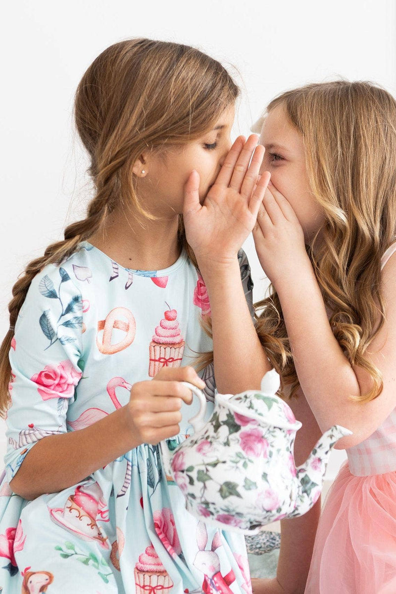 Tea Party Pocket Twirl Dress