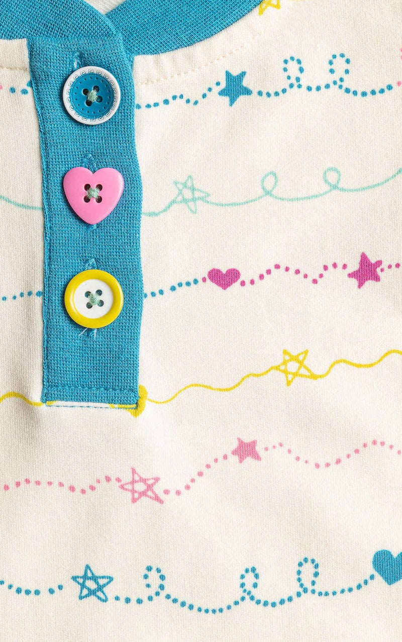 Snowflake Scribbles Top