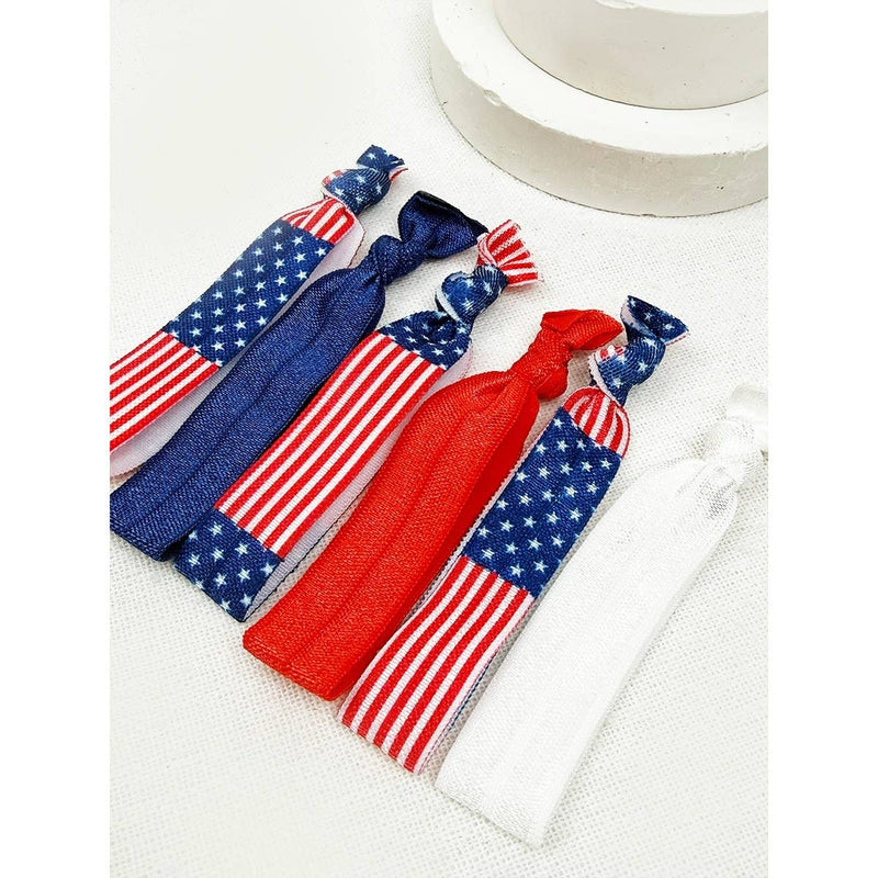 Little Firecracker Hair Tie/Bracelet Set