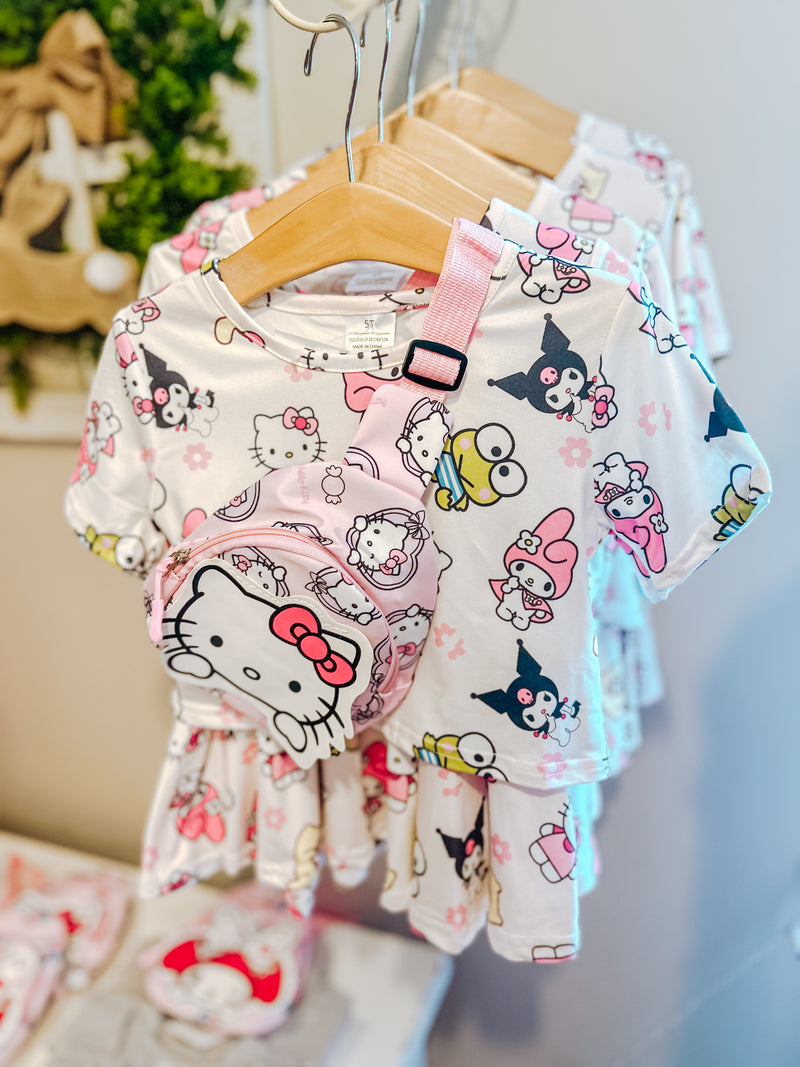Sweet Sanrio Skirt Set