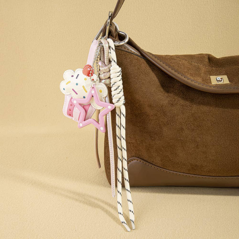 Life is Sweet Cupcake Bag Charm