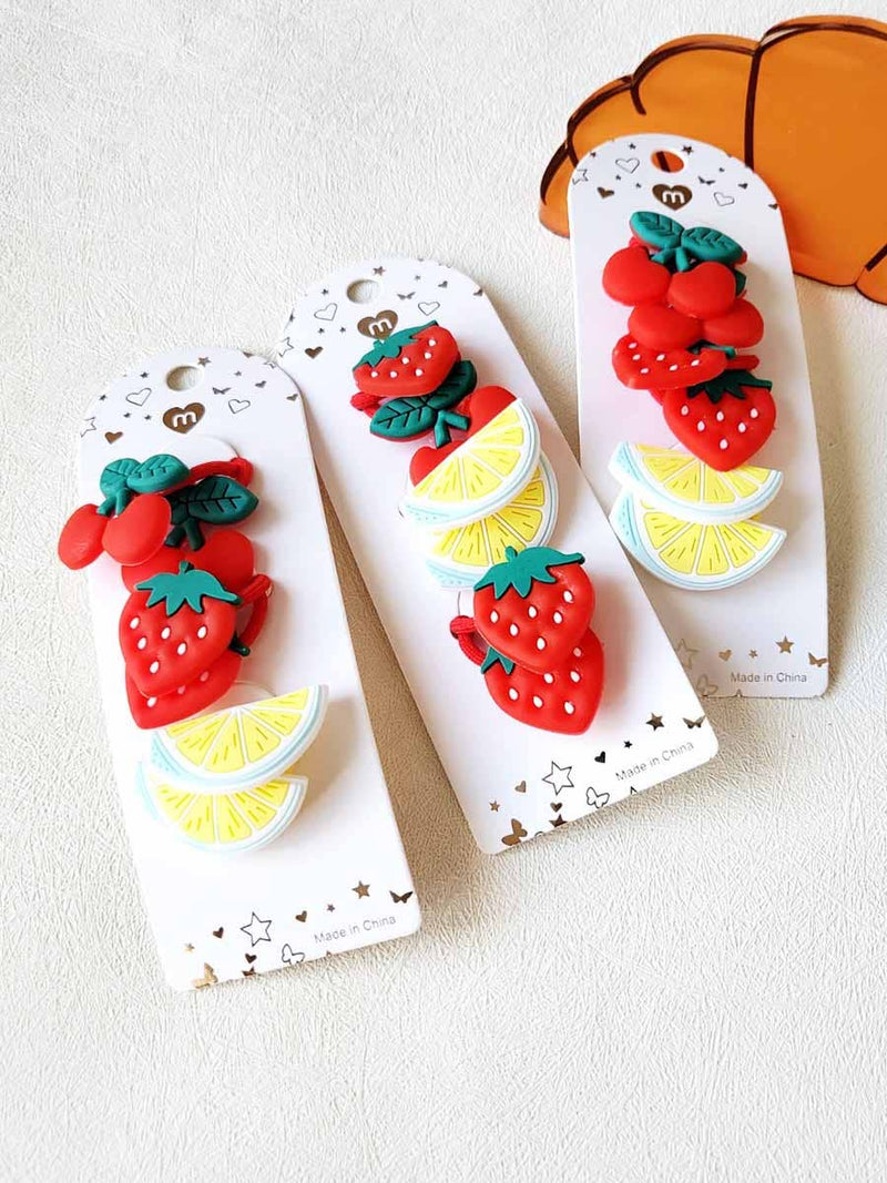 Fresh Fruit Hair Tie Set