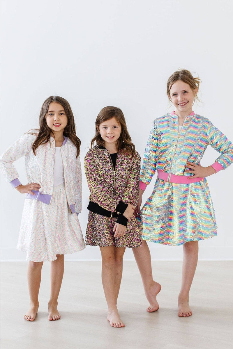 Twinkle and Zip Sequin Jacket (unicorn)