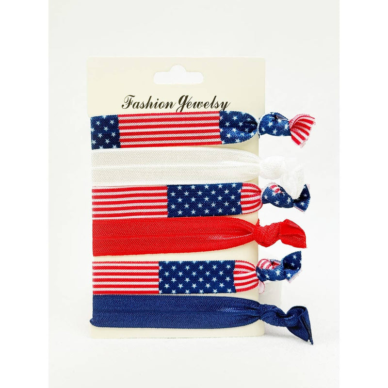 Little Firecracker Hair Tie/Bracelet Set