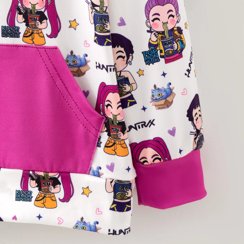 K-Pop Demon Hunters Exclusive Pre-Sale: Lightweight Kangaroo Pocket Hoodie
