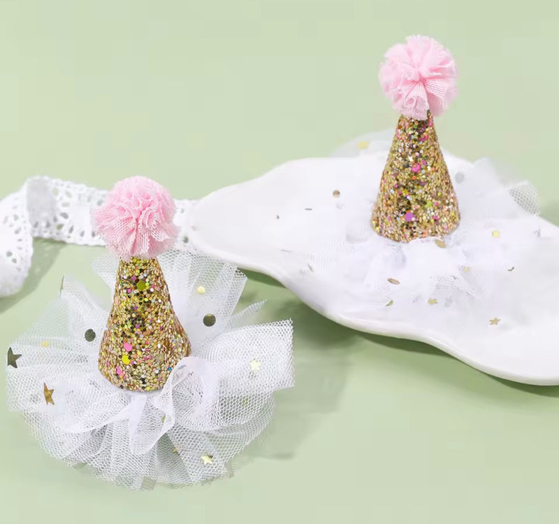 The LRW Hair Accessory Edit (petite sparkle party hat)