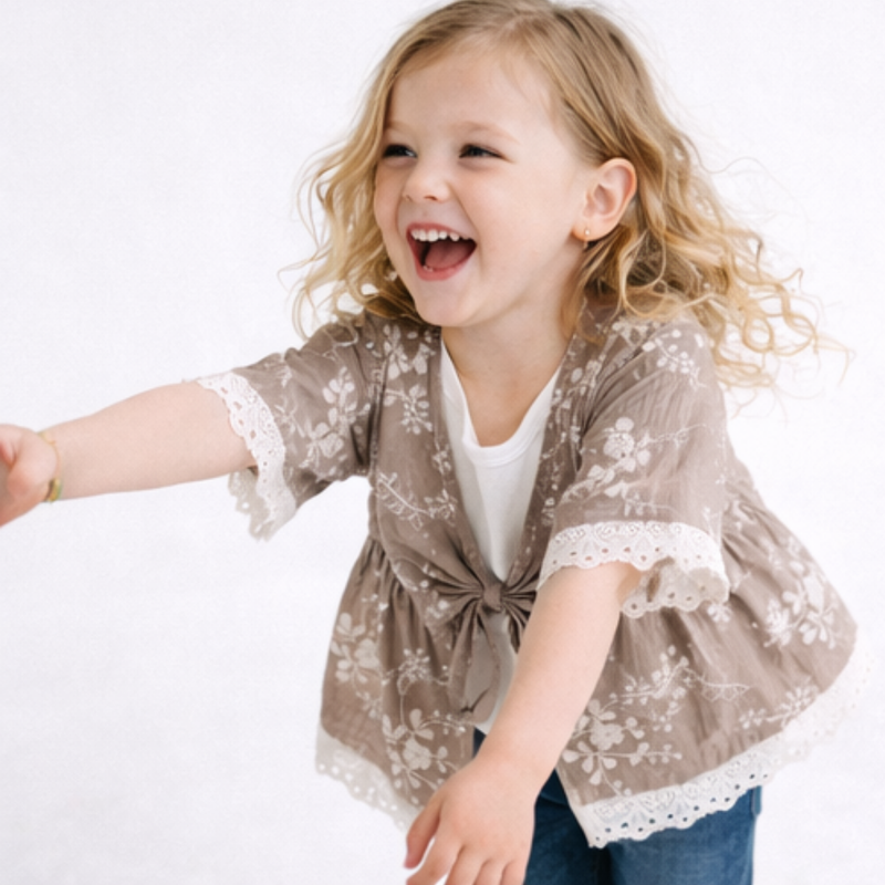 Autumn Whimsy Lace Cardigan