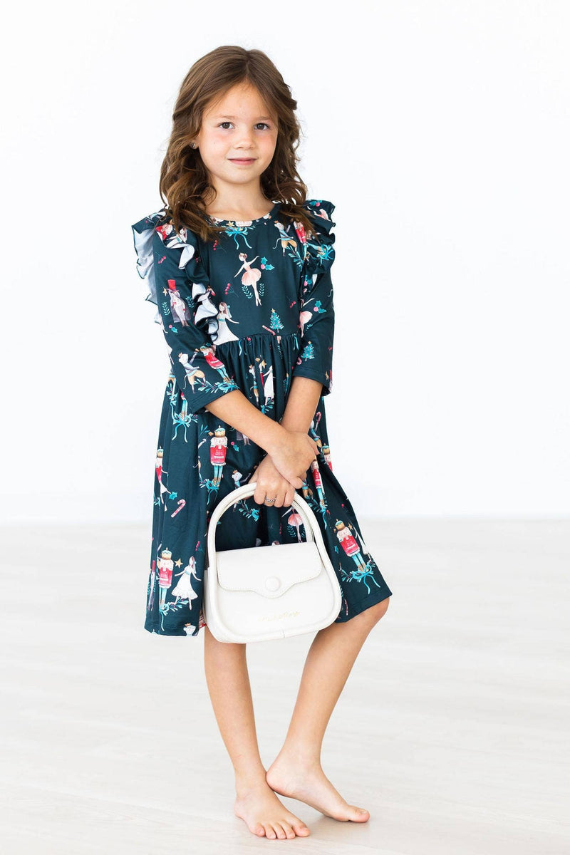 A Night at the Nutcracker Ruffle Twirl Dress