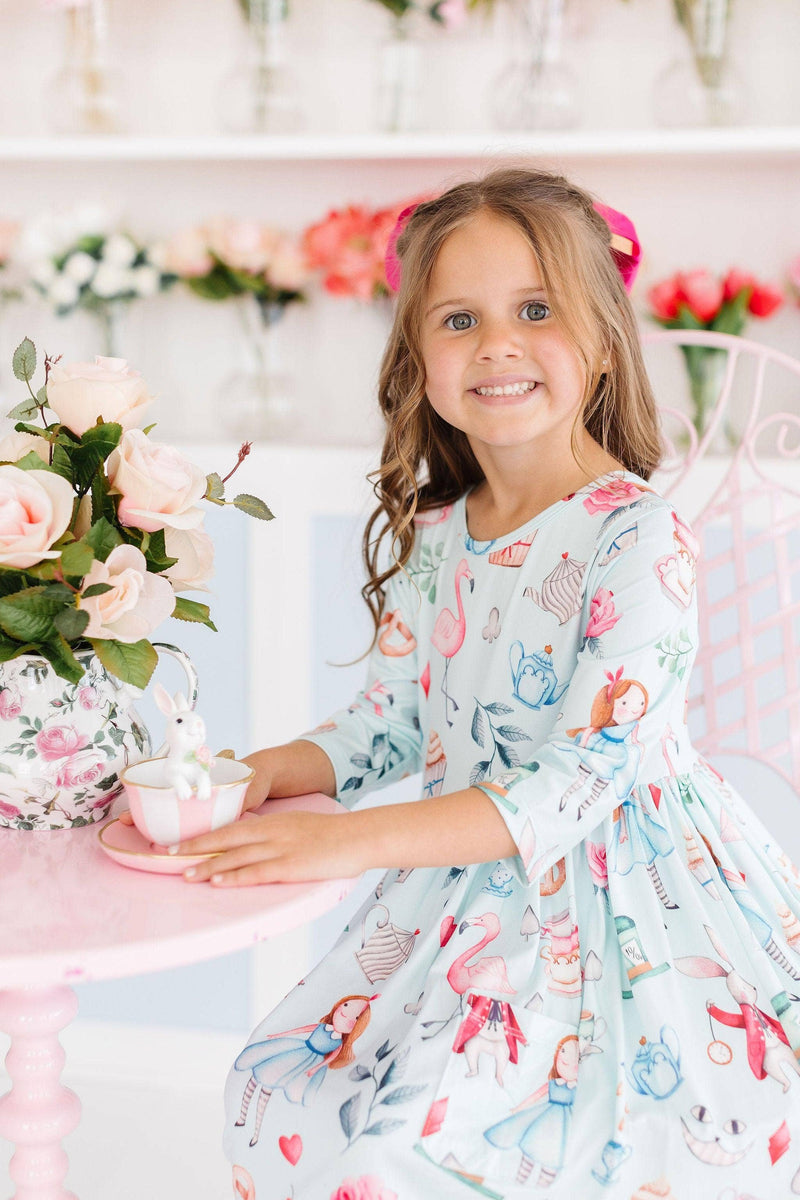 Tea Party Pocket Twirl Dress