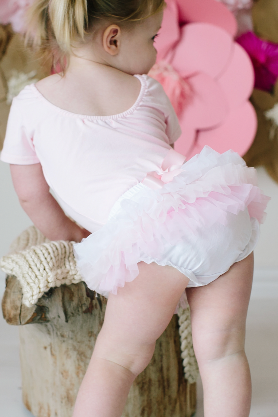 Pink Ombre Ruffle Tutu Bloomer