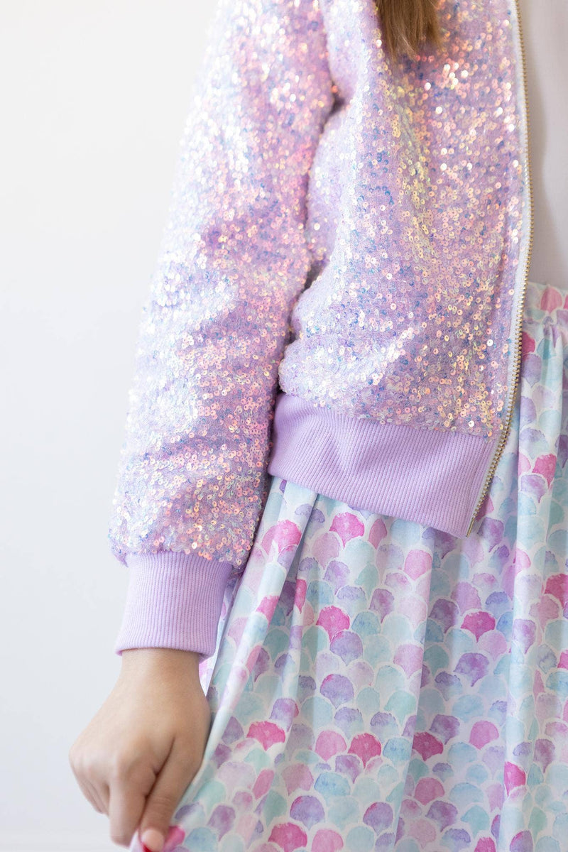 Twinkle & Zip Jacket (lavender)