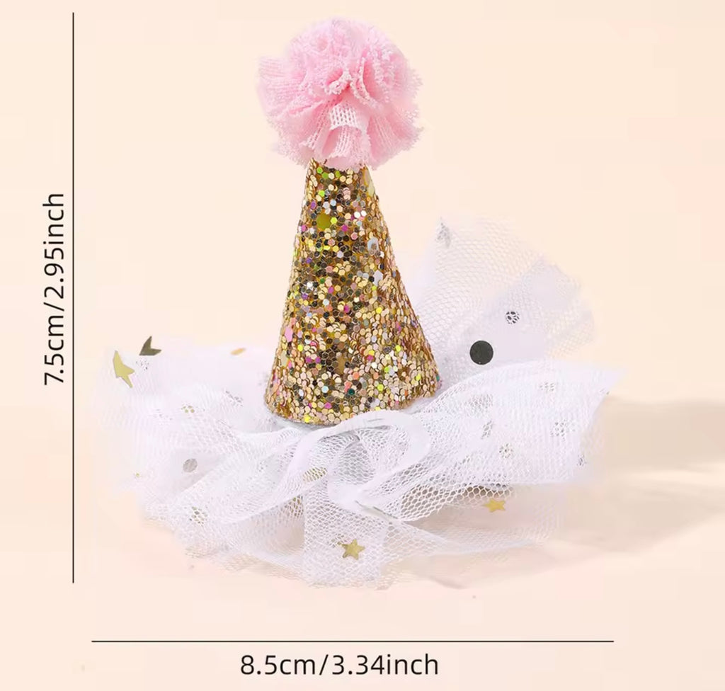 The LRW Hair Accessory Edit (petite sparkle party hat)
