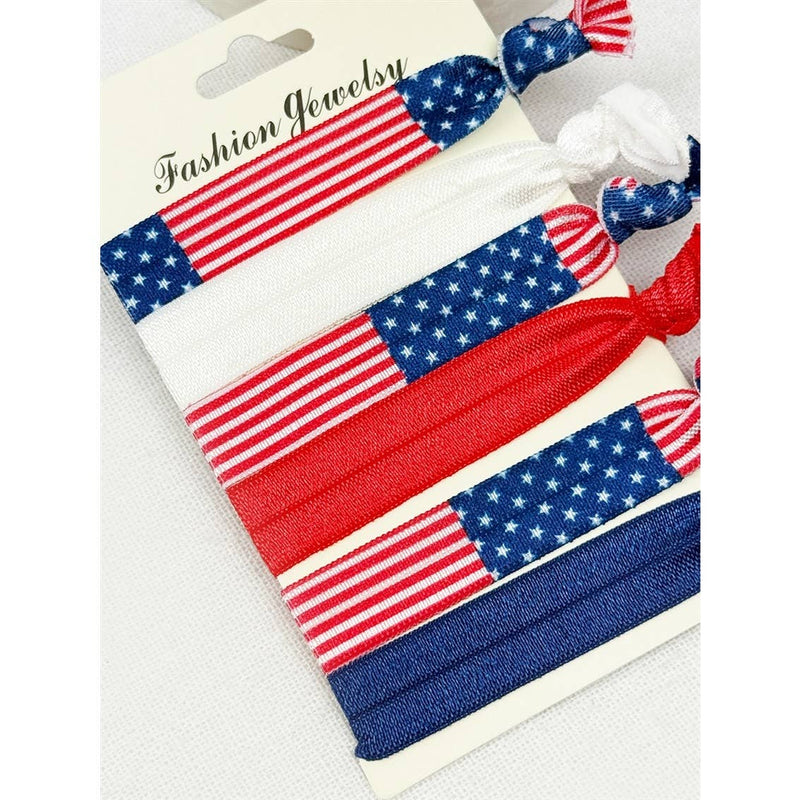 Little Firecracker Hair Tie/Bracelet Set