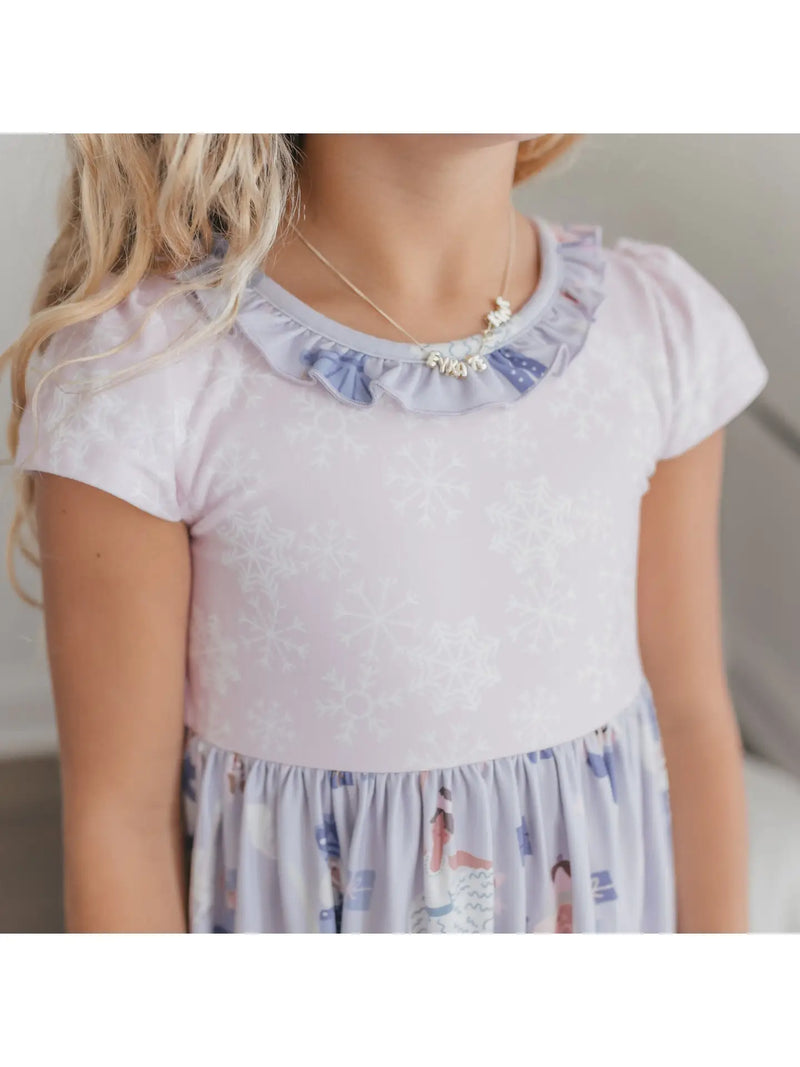 Christmas in July Presale Loungewear Release (lavender floor length Nutcracker & Sugarplum Fairy)