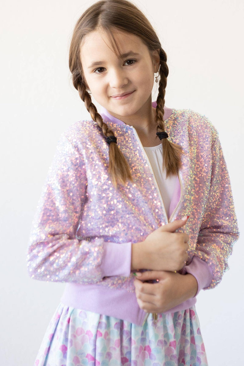 Twinkle & Zip Jacket (lavender)