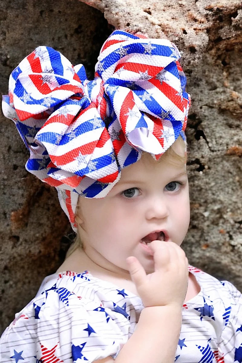 The Biggest Bow Ever (red, white, and blue)