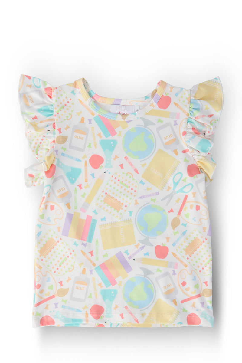 Campus Cutie Ruffle Tee