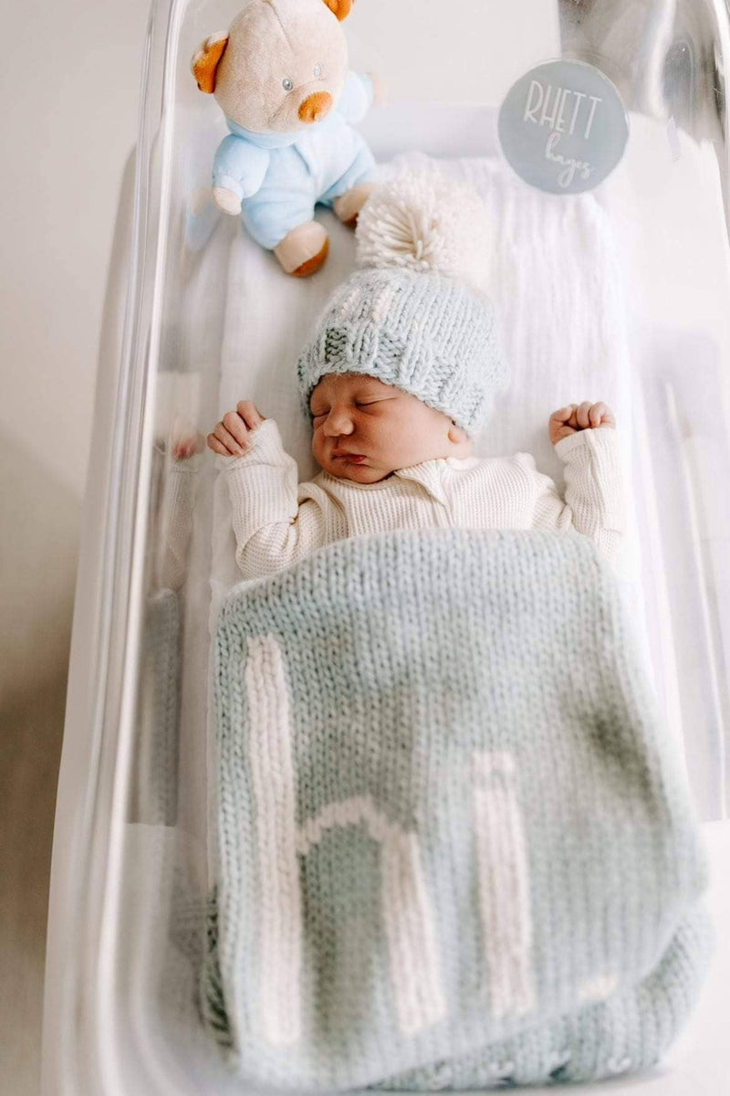 Hello, it’s Me Baby Blanket (Surf Blue)