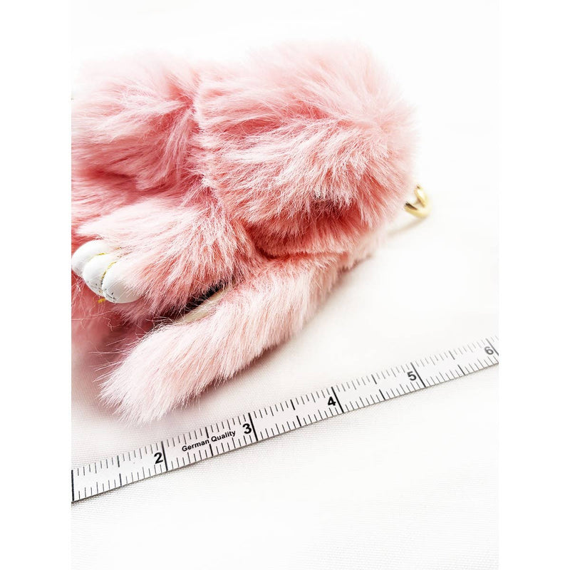 Little Bunny Bag Charms: Fluffy Bunny (brown)