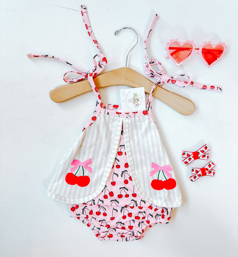 Bowl Full of Cherries Romper