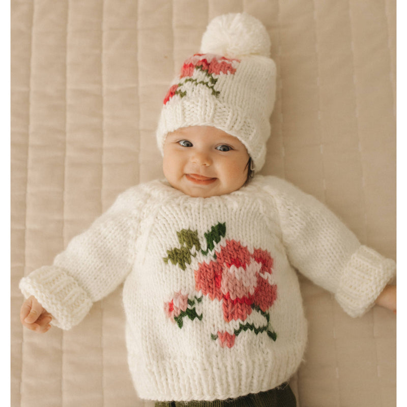 Winter Roses Crewneck Sweater