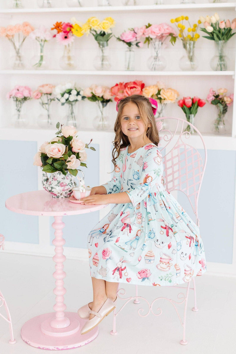Tea Party Pocket Twirl Dress