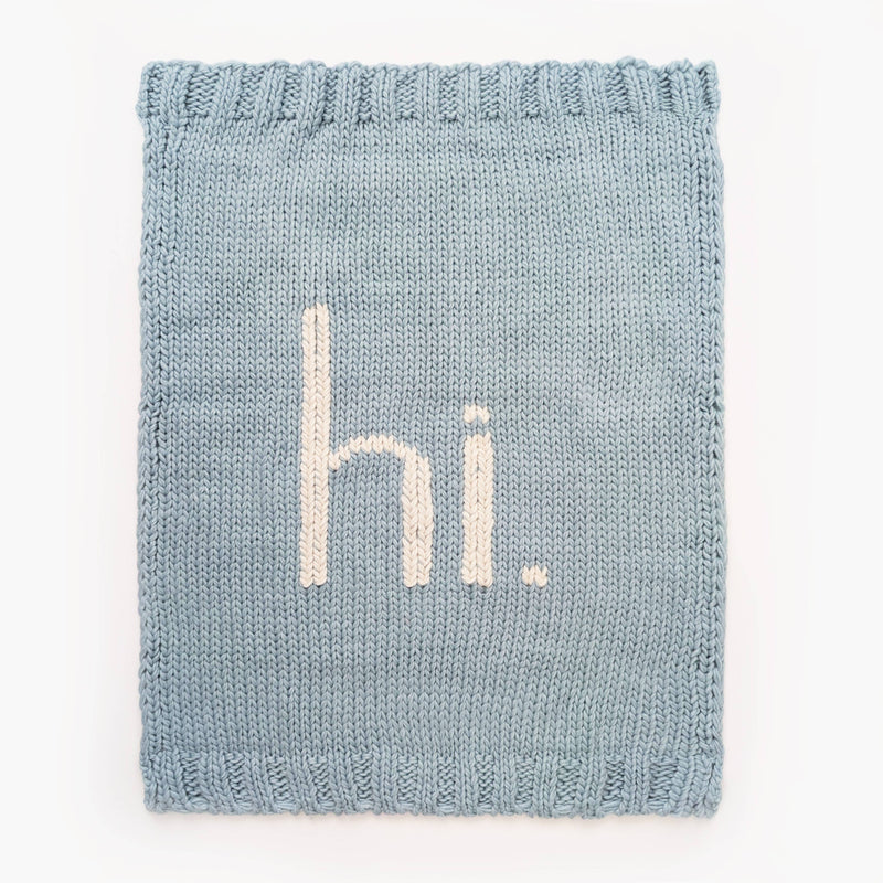 Hello, it’s Me Baby Blanket (Surf Blue)