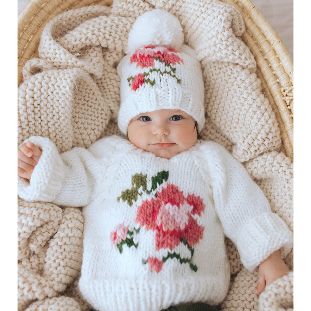 Winter Roses Crewneck Sweater