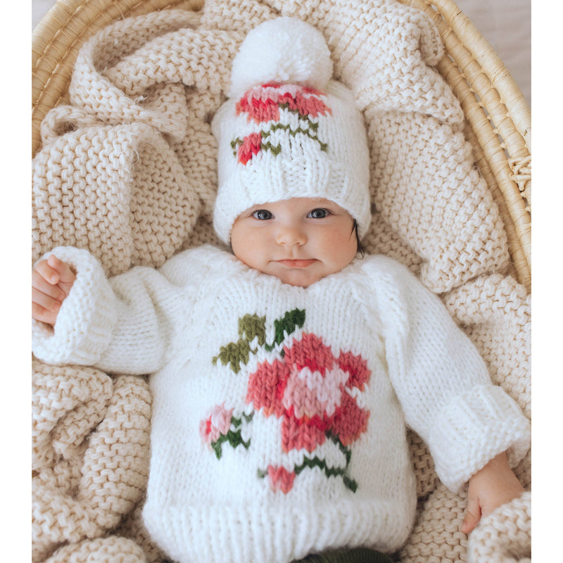 Winter Roses Crewneck Sweater
