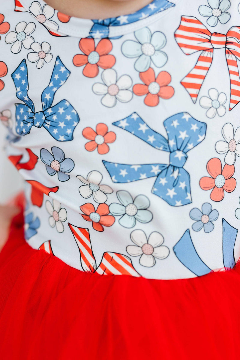 Stars, Stripes, and Sweet Bows Dress