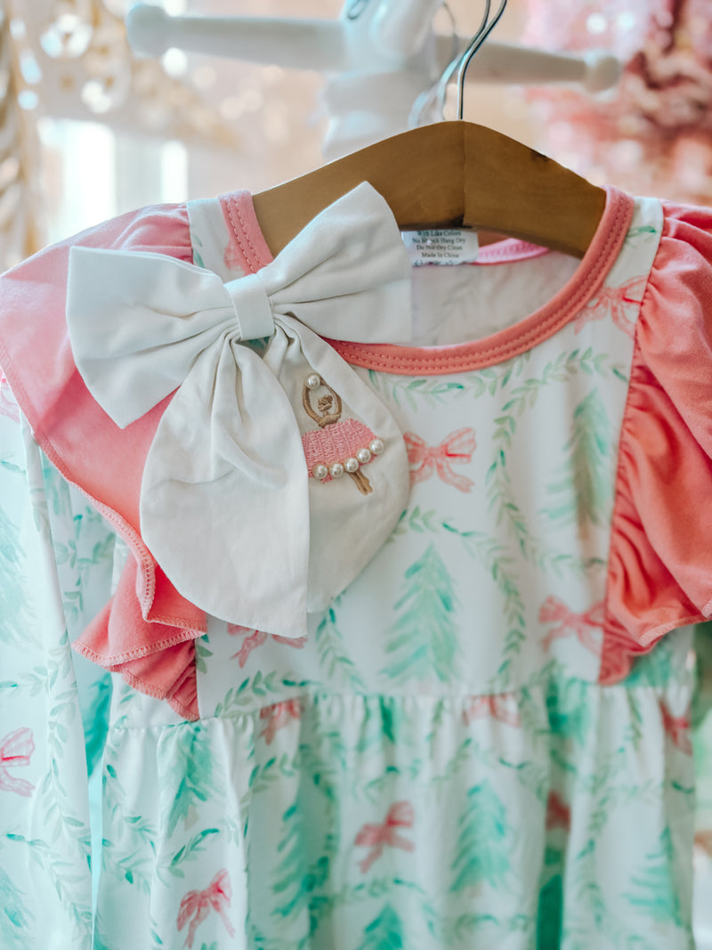 Snow Falling on Cotton Candy Skies Dress (2T-9Y)