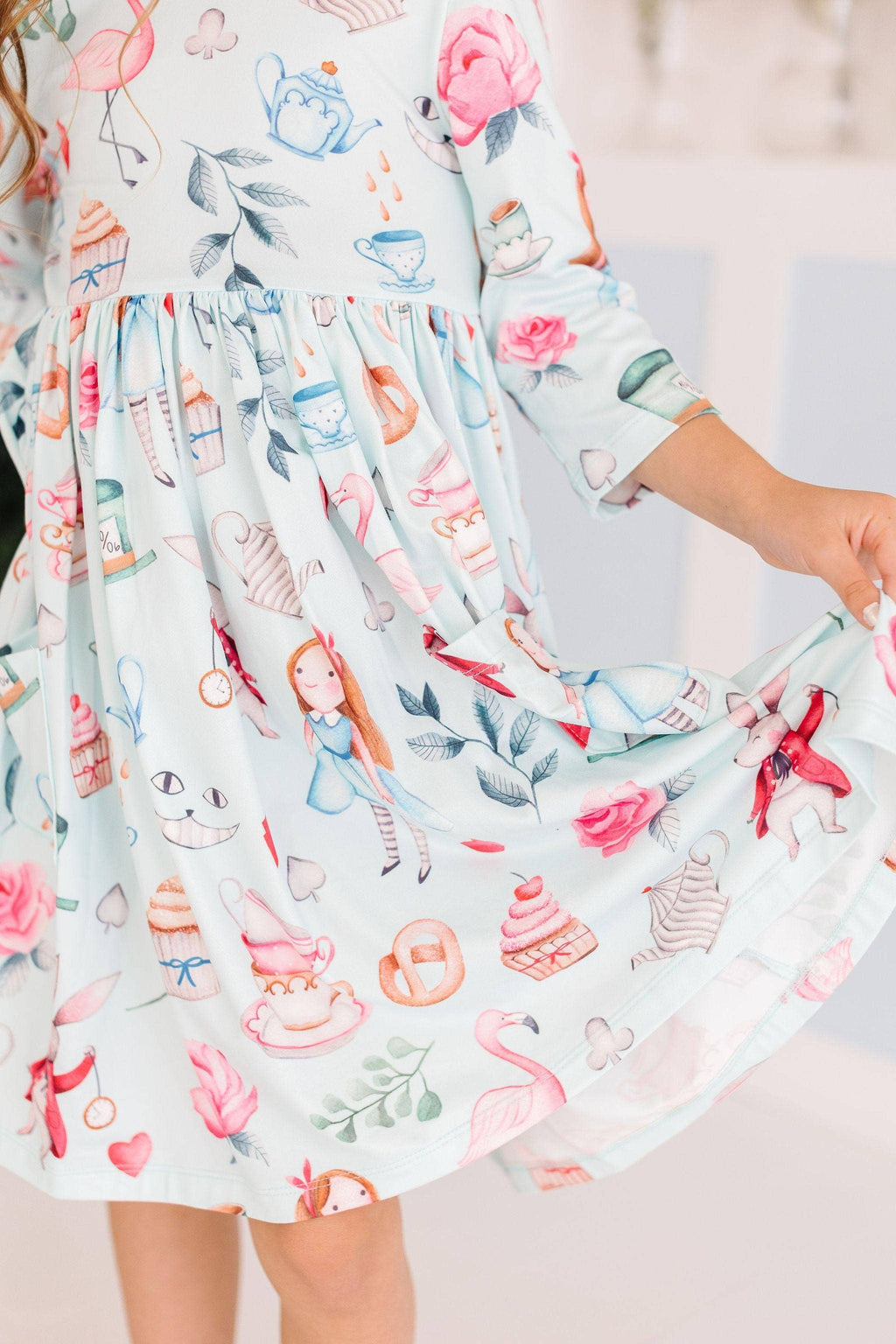 Tea Party Pocket Twirl Dress
