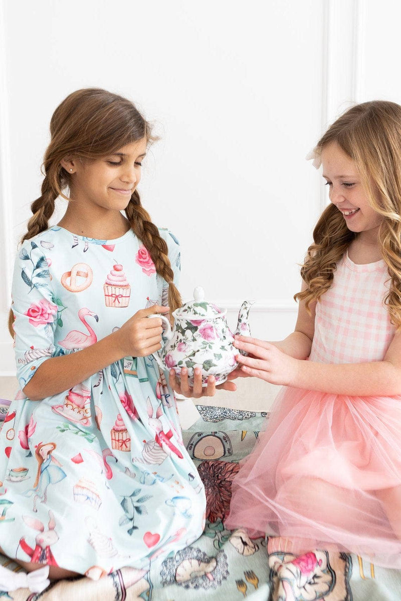 Tea Party Pocket Twirl Dress