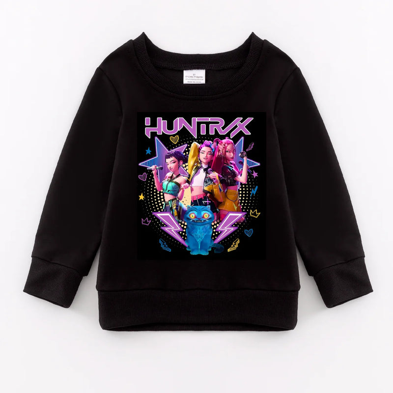 K-Pop Demon Hunters Exclusive Pre-Sale: Crewneck Sweatshirt (black)