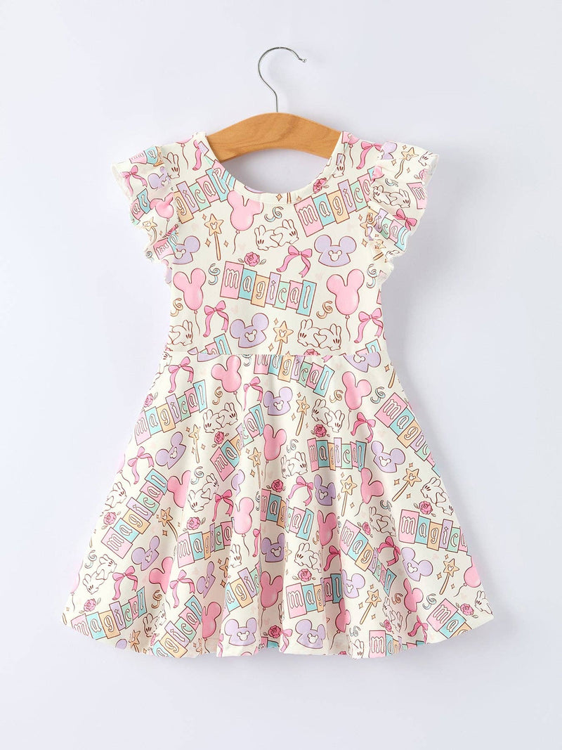 Best Day Ever Flutter Sleeve Dress