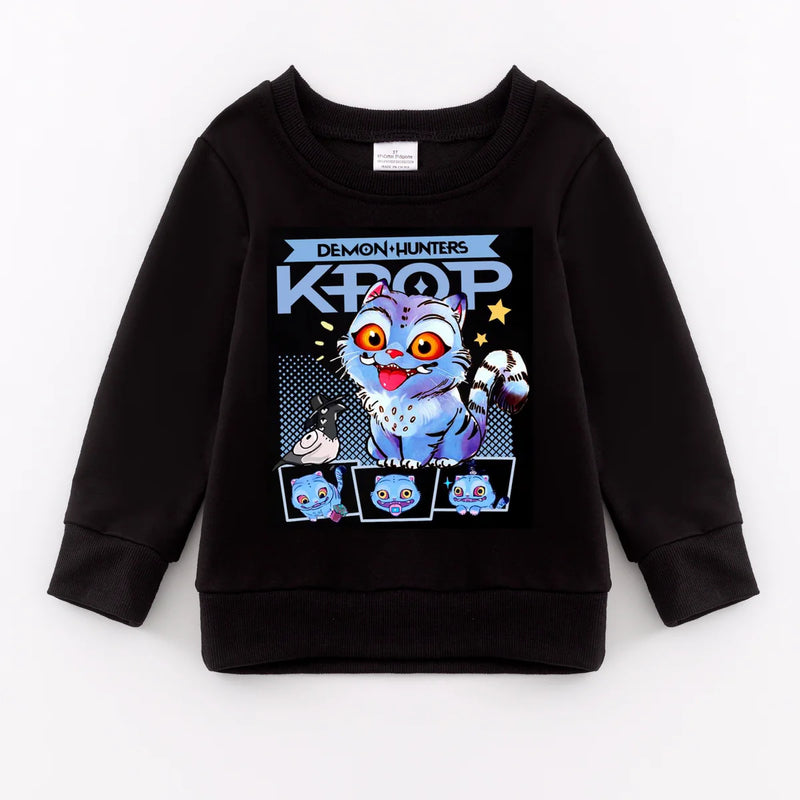 K-Pop Demon Hunters Exclusive Pre-Sale: Crewneck Sweatshirt (black)