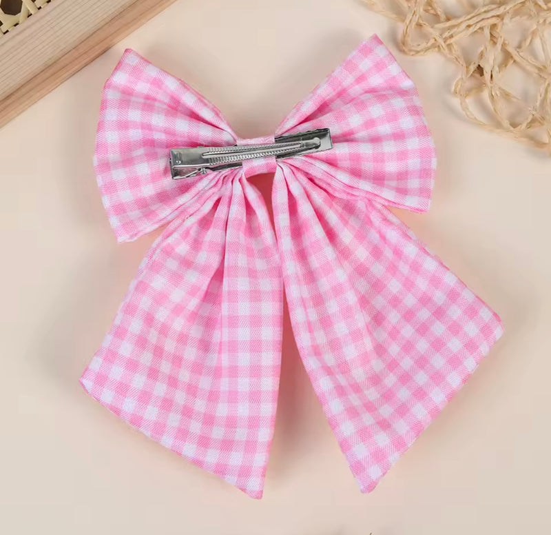 The LRW Hair Accessory Edit (lavender gingham bow)