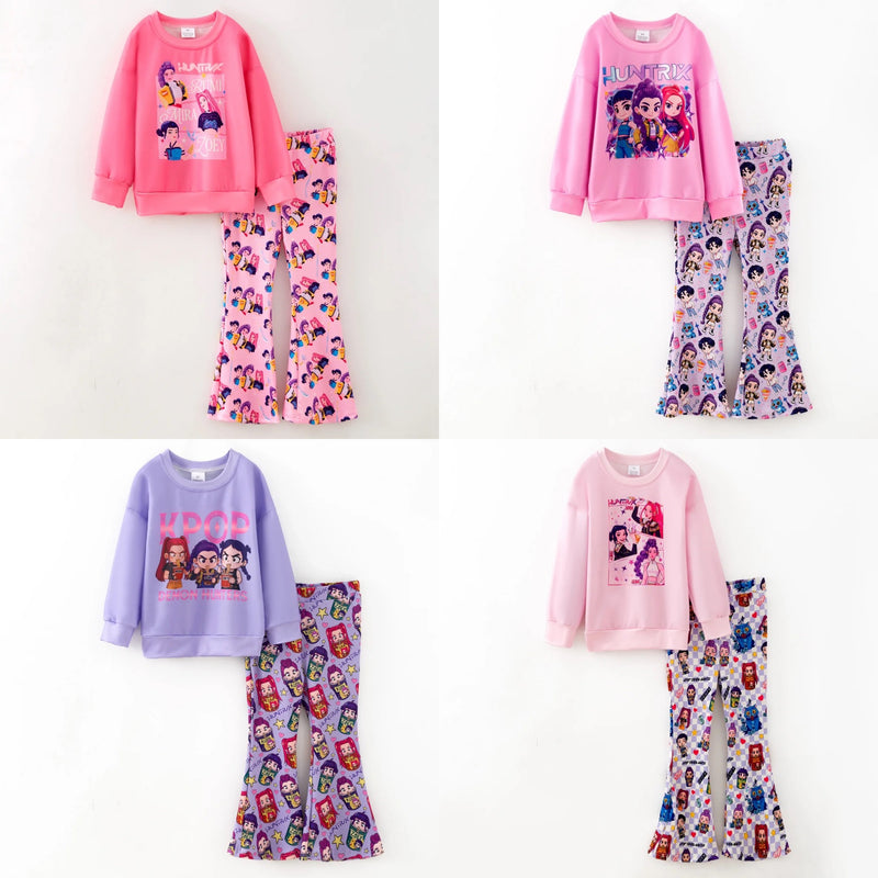 K-Pop Demon Hunters Exclusive Pre-Sale: Crewneck Top & Flare Pant Set