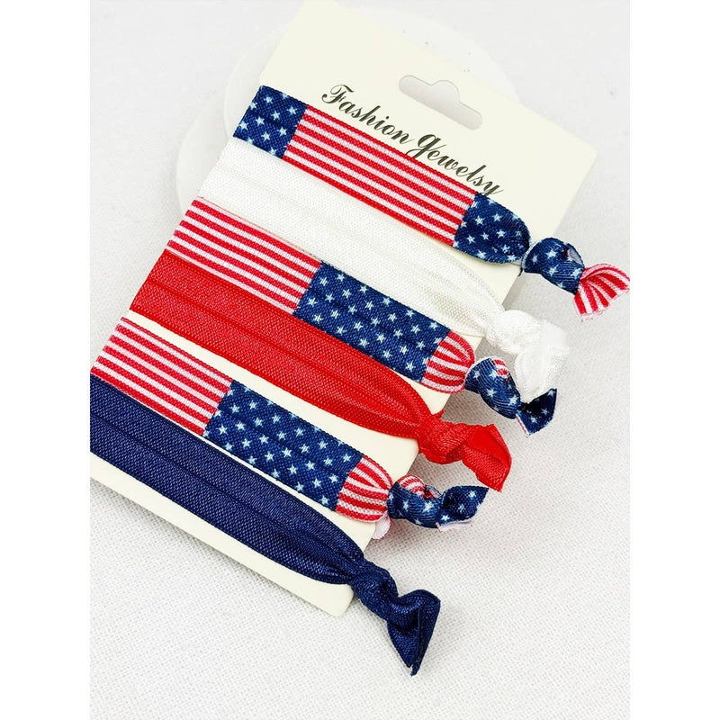 Little Firecracker Hair Tie/Bracelet Set