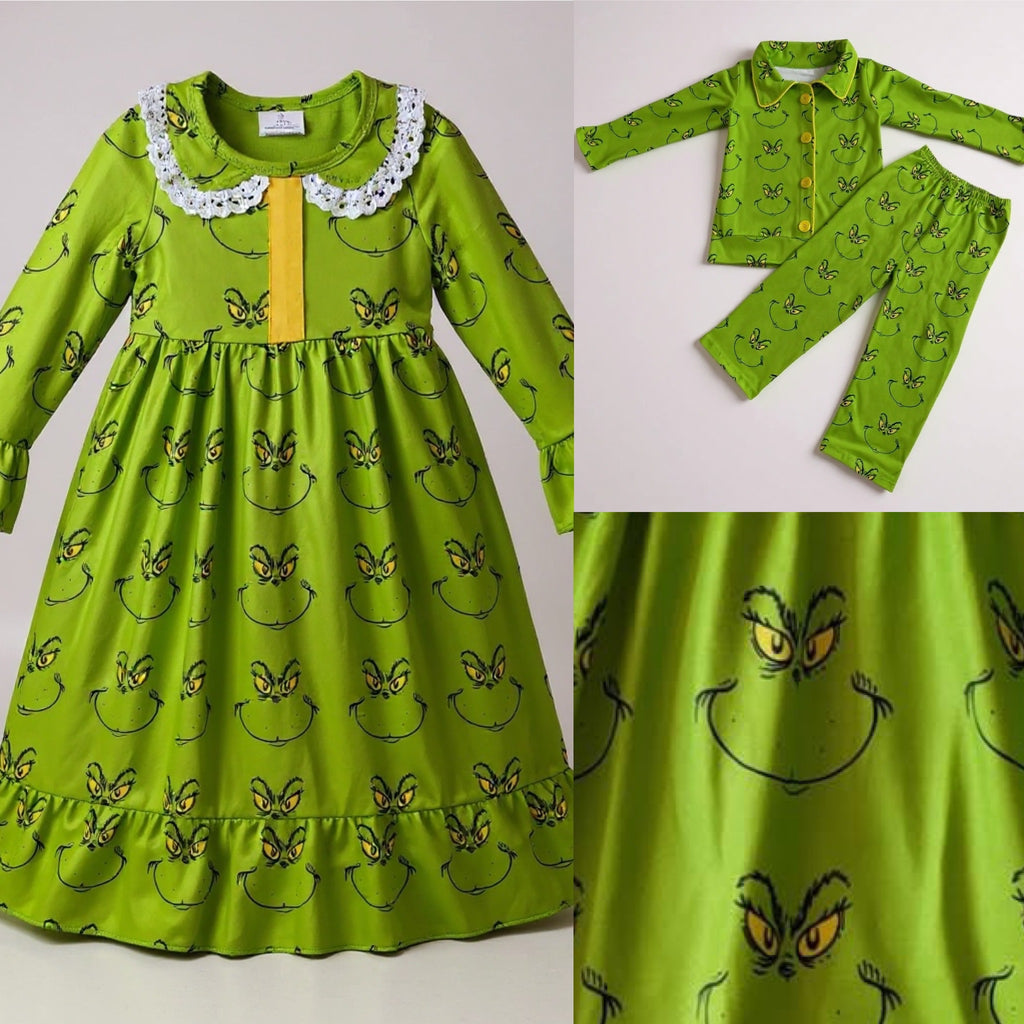 Holiday Pajama Pre-Sale (Grinch)