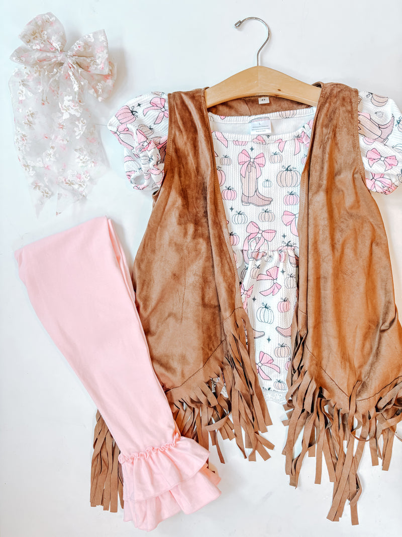 Fall Fringe Vest